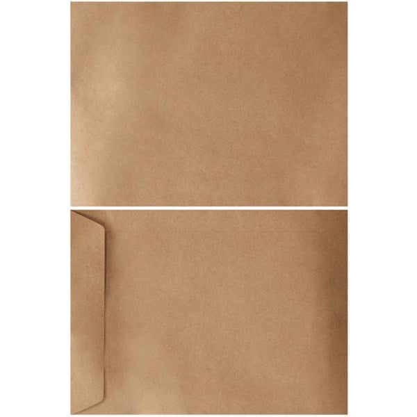Omax - Croxley C4 Pocket Envelopes Tropical Seal Manilla 133257, Box of 250