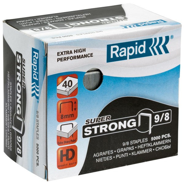 Omax - Staple Pins | 9/8 8mm | Unit: Box of 5000