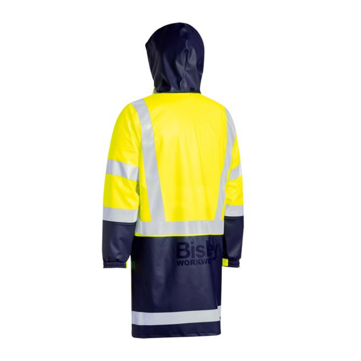 Taped Hi-VIs Strech PU Rain Coat | BJ6935HT