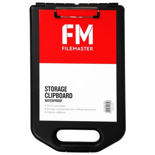 Omax - FM Storage Clipboard A4 Black