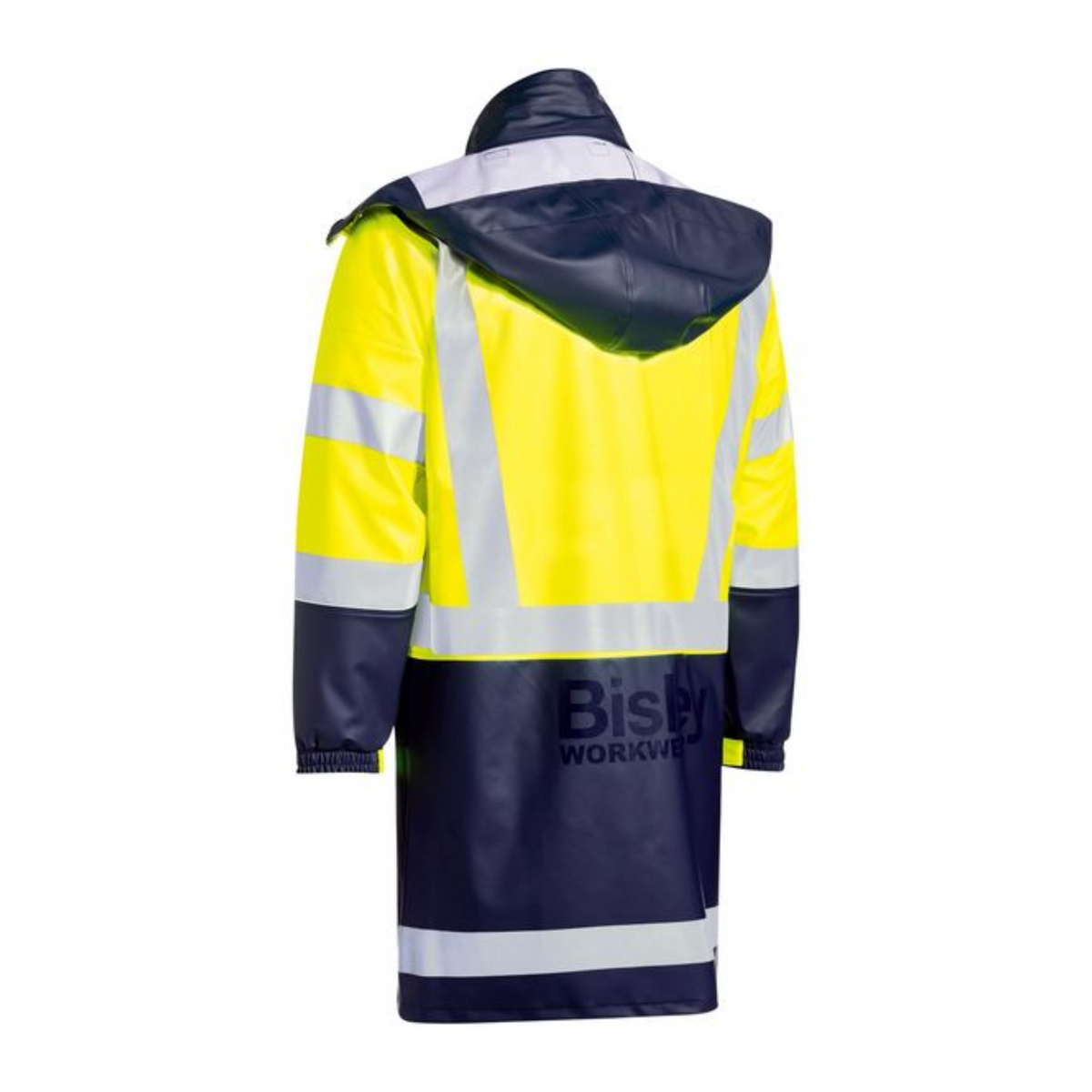 Taped Hi-VIs Strech PU Rain Coat | BJ6935HT