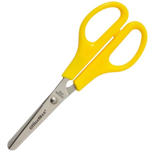 Omax - OfficeMax Blunt End Kids Scissors 155mm Yellow
