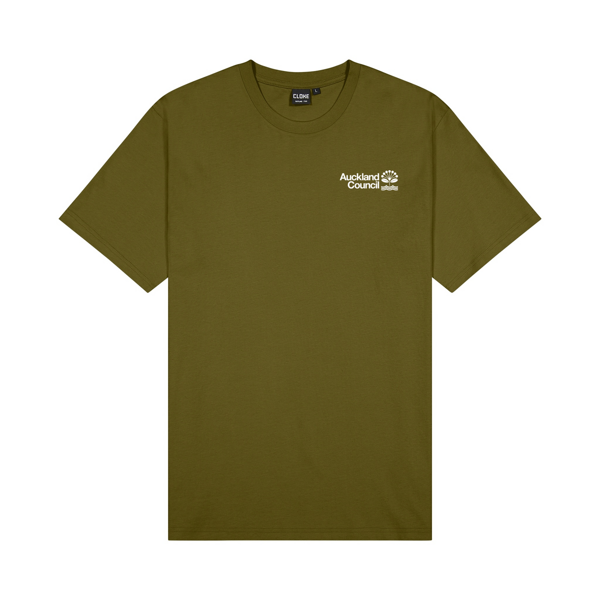 Womens outline tee - Khaki