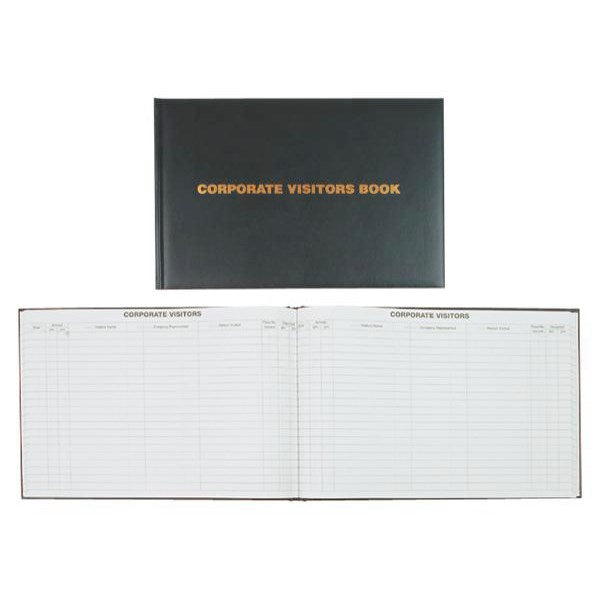 Omax - Milford Corporate Visitors Book 300x205mm 192 Pages