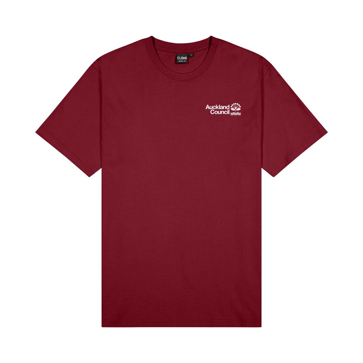 Unisex outline tee - Maroon