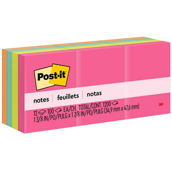 Omax - Post-it® Notes | 35x48mm | Unit: Pack of 12