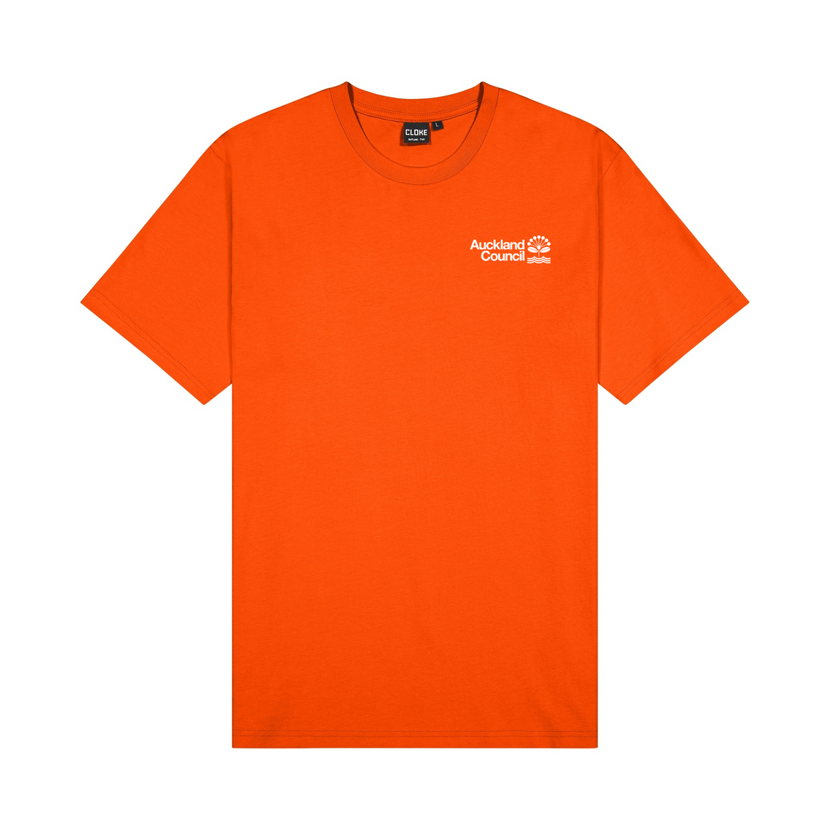 Unisex outline tee - Orange
