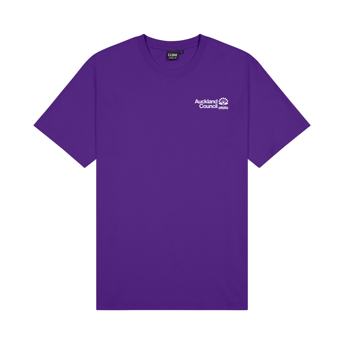Womens outline tee - Purple