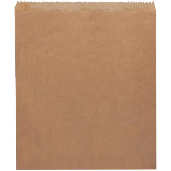 Omax - Brown Paper Bags Flat No.7 255x300mm, Pack of 500