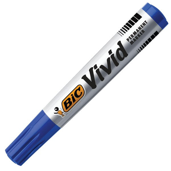 Omax - Permanent Marker | Bullet Tip | Blue | Unit: Each