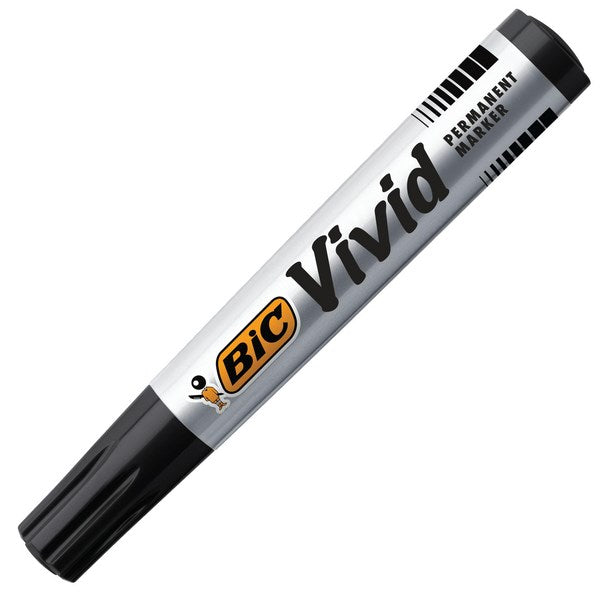 Omax - Permanent Marker | Bullet Tip | Black | Unit: Each