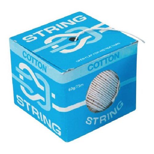 Omax - Cotton String 60g 75m White
