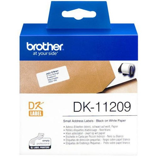 Omax - Brother Address Labels DK-11209 29 x 62mm White, Roll of 800