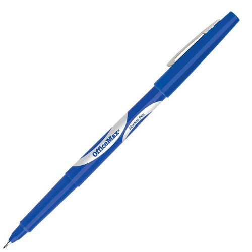 Omax - OfficeMax Blue Fine Line Pen 0.5mm Fine Tip
