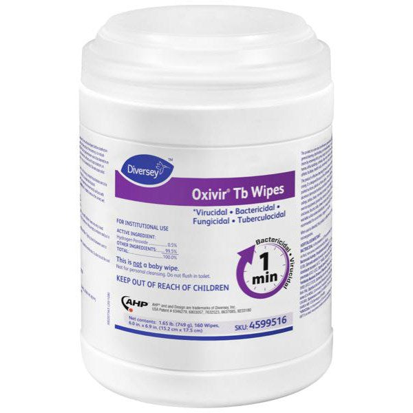 Omax - Diversey Oxivir Tb Cleaning Wipes, Pack of 160