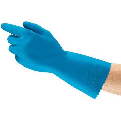 Omax - Ansell 88-350 Rubber Gloves Silverlined Size 8, Pair