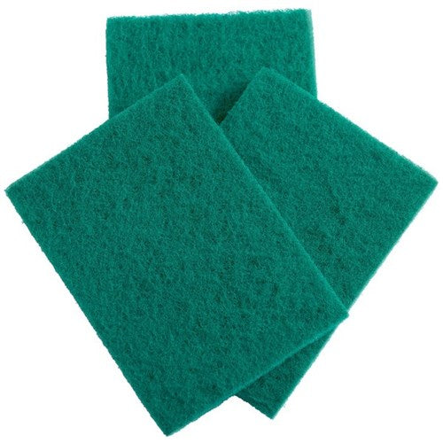Omax - Eagle Heavy Duty Scouring Pad 150 x 8 x 200mm Green, Box of 100
