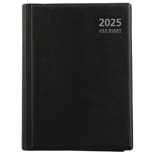 Omax - DIARY APPT OMAX A53A EXEC WTV HOUR 9AM-5PM WIRO BLACK 2025