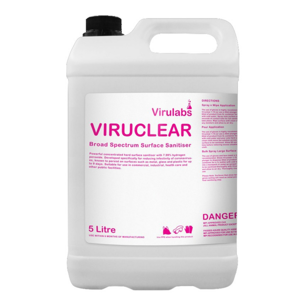 Surface Sanitiser Broad Spectrum 5L | Viruclear