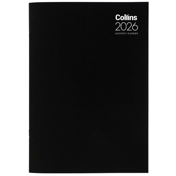 Omax - A4 Monthly Planner Diary A4 Month To View 2026 Assorted Colours