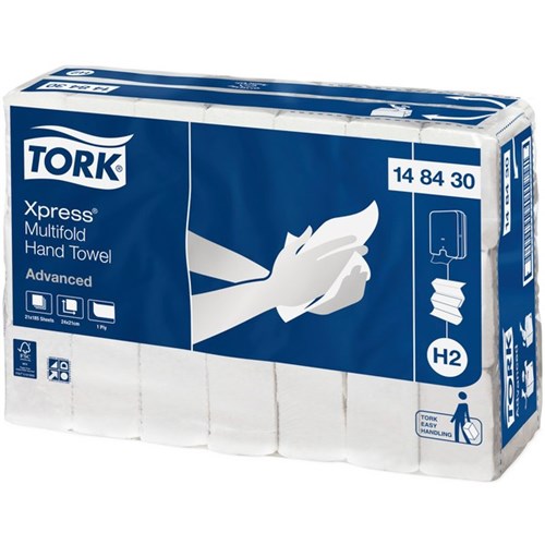 Omax - Tork H2 Advanced Xpress Hand Towel 1 Ply 148430, Carton of 21