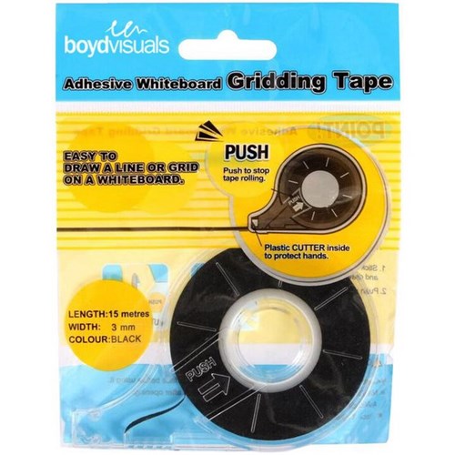 Omax - Whiteboard Line Gridding Tape 3.0mm x 15m