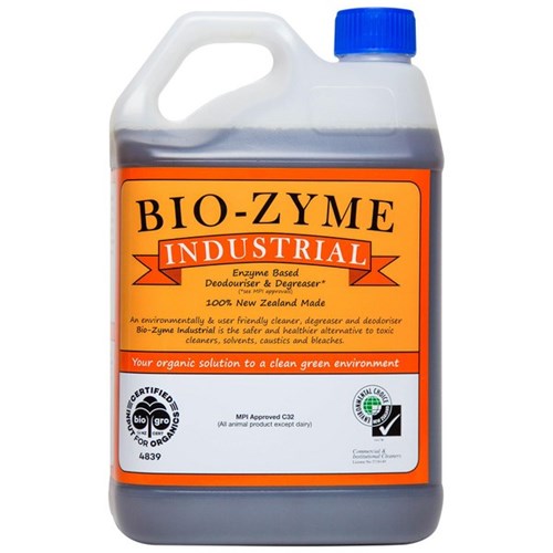 Omax - Bio-Zyme Industrial Deodoriser &amp; Degreaser 5L