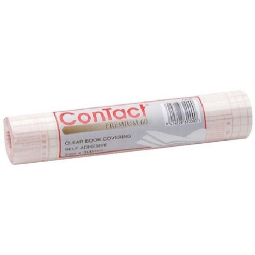 Omax - Contact Premium Book Covering 60 micron 300mmx20m Clear