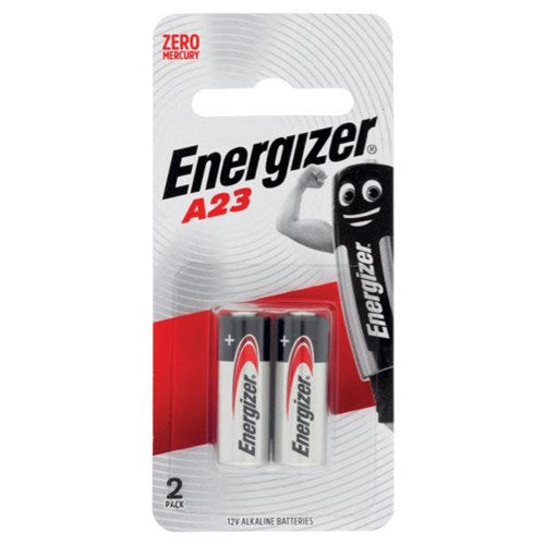 Omax - Energizer A23 Alkaline Battery, 12 Volt, Card of 2