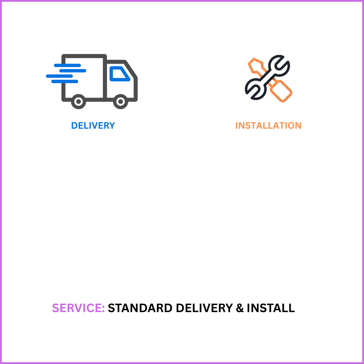 Commercial Delivery - Drop off of 1 to 5 products to a single destination