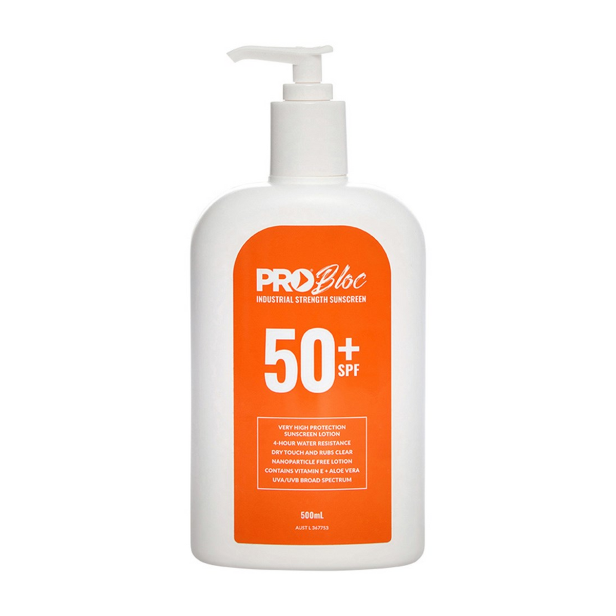 SPF 50 + Sunscreen 500mL | ProBloc
