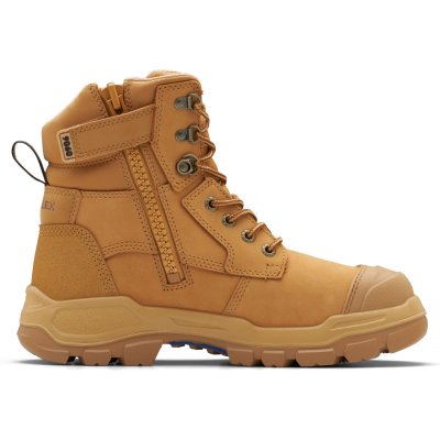 9060 Lace Up/Zip Safety Boot Wheat