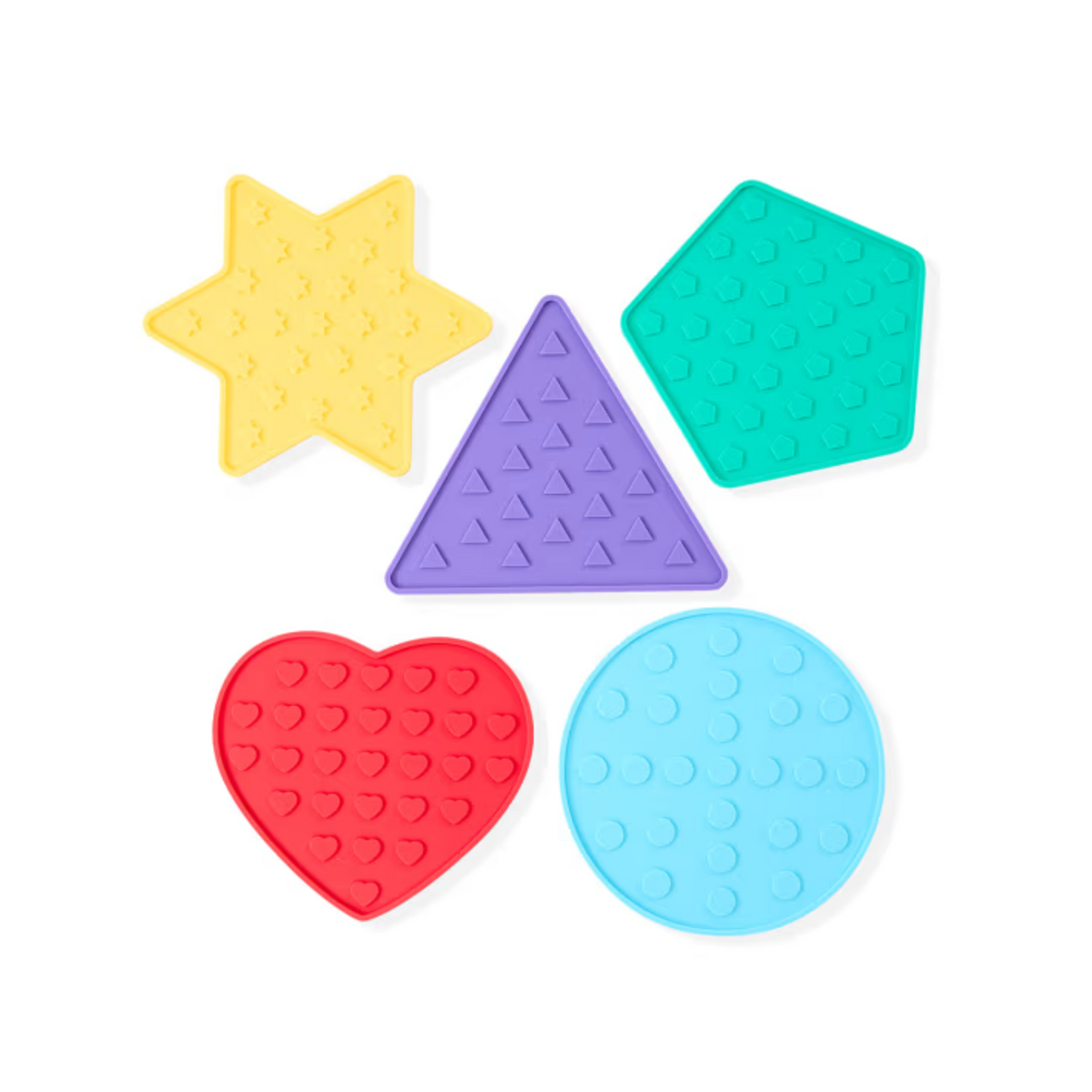 5 Piece Silicon Sensory Stepping Tiles
