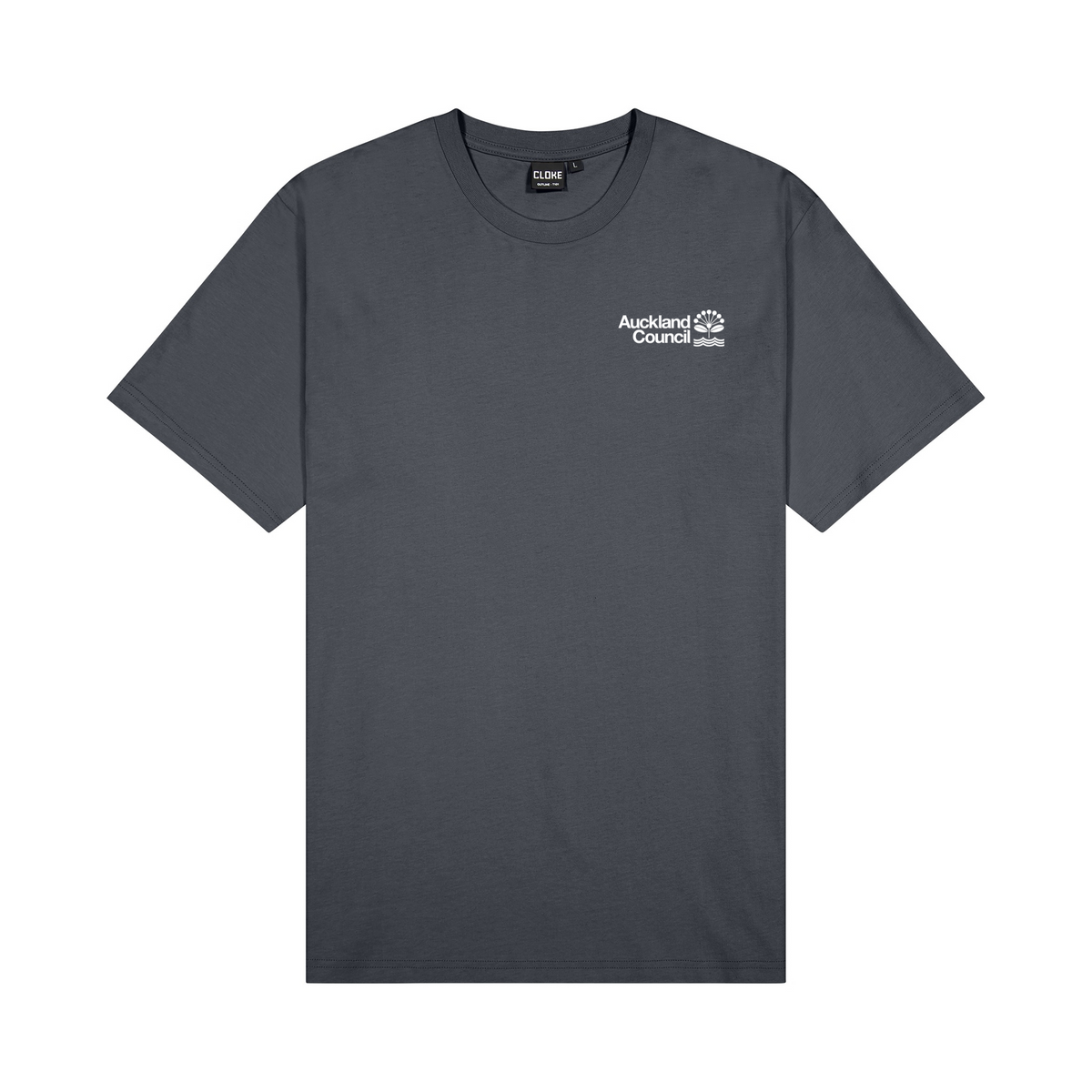 Unisex outline tee - Dark Grey