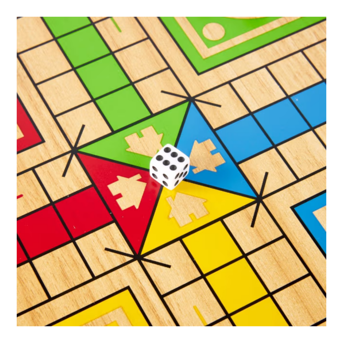 Traditional Games 2-In-1 Ludo and Snakes &amp; Ladders