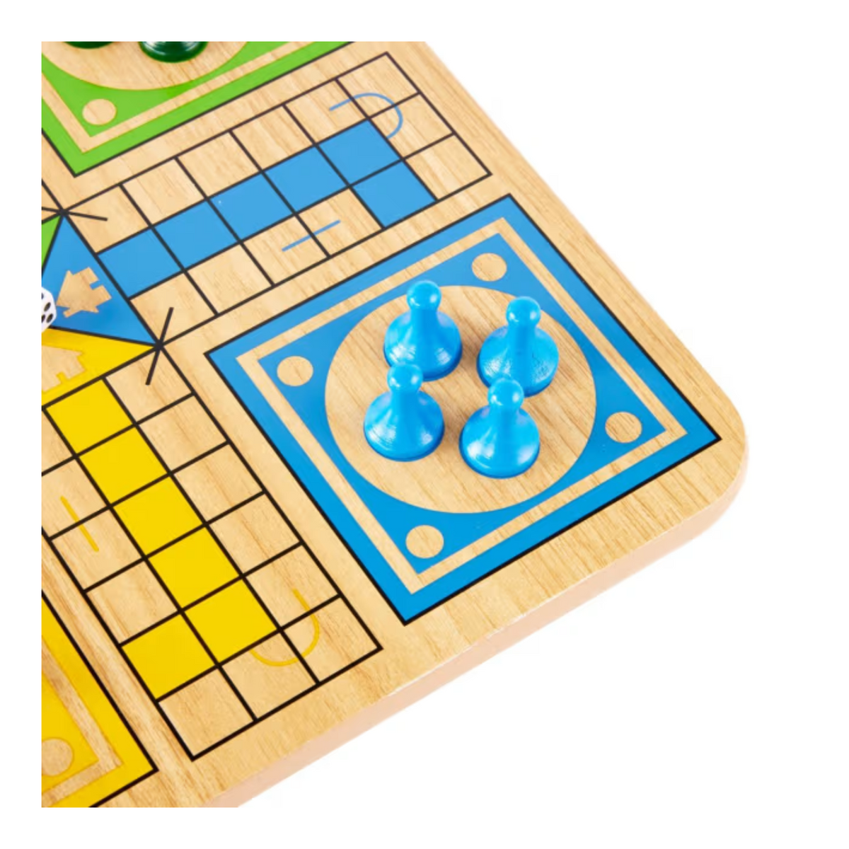 Traditional Games 2-In-1 Ludo and Snakes &amp; Ladders