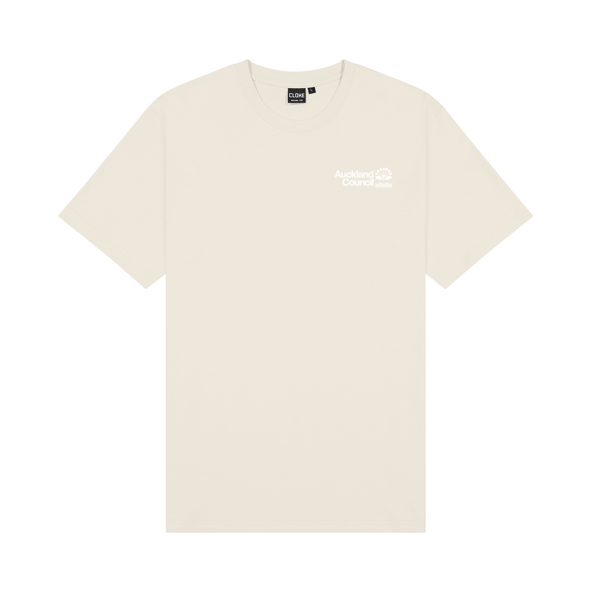 Unisex outline tee - Ivory