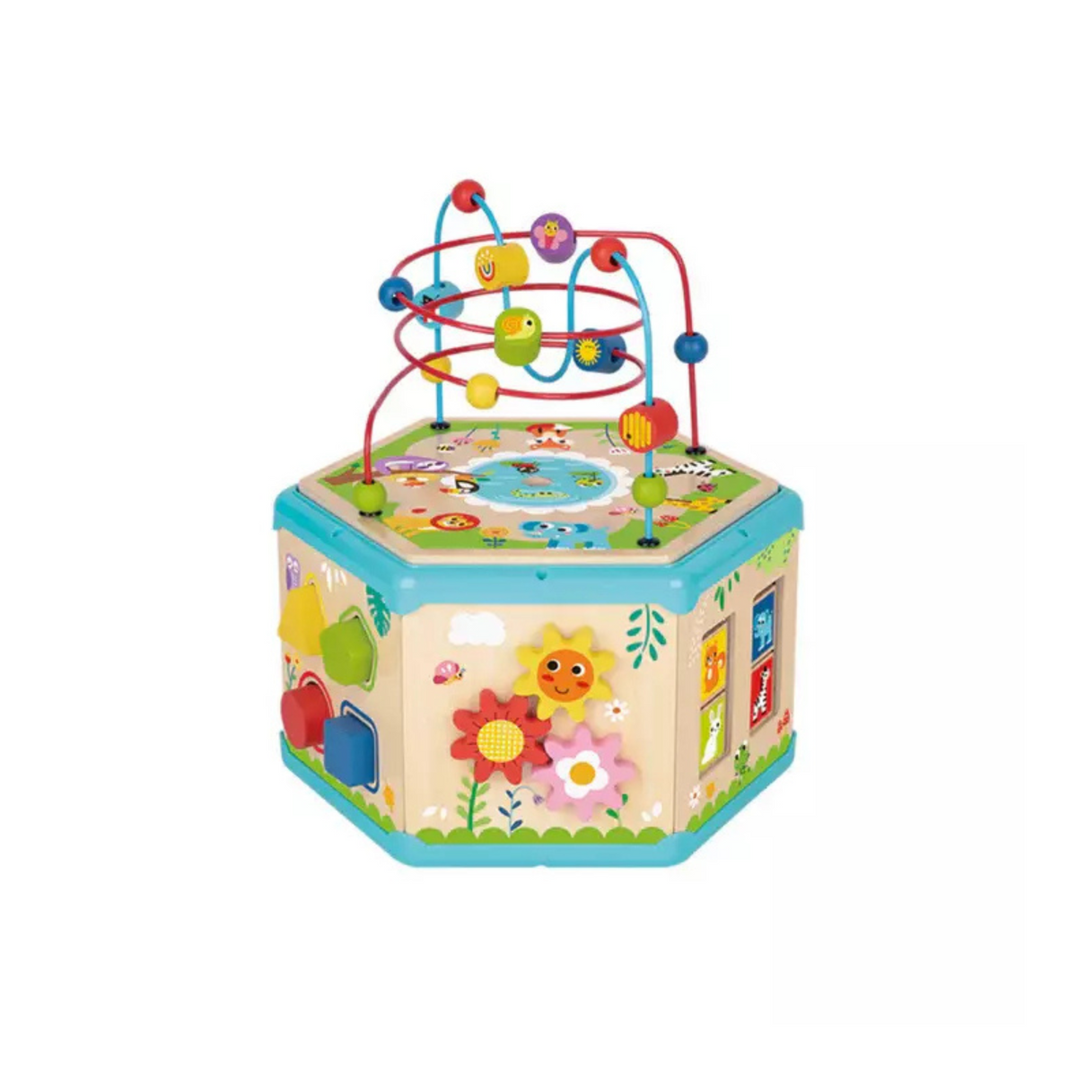Tooky Toy 7 in 1 Activity Cube