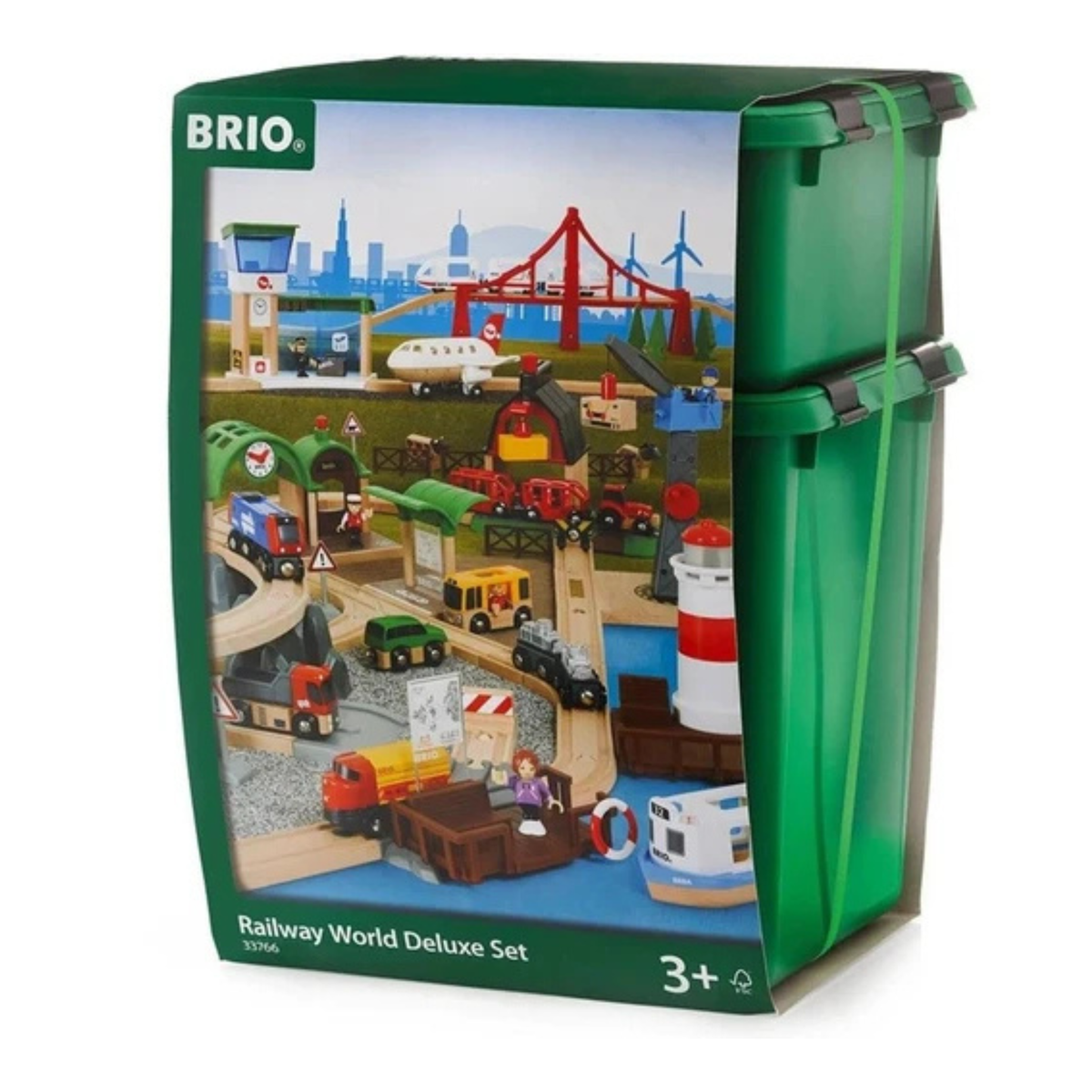 BRIO World Railway World Deluxe Set (106 Pieces)