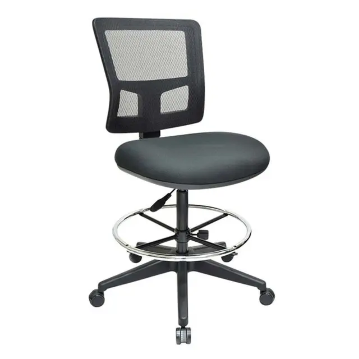 Mesh Back Chair With Foot Ring Architectural | Buro Metro II Connect