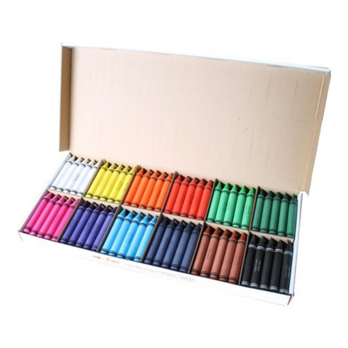 Omax - FAS Wax Crayons Classroom Set Pack of 120