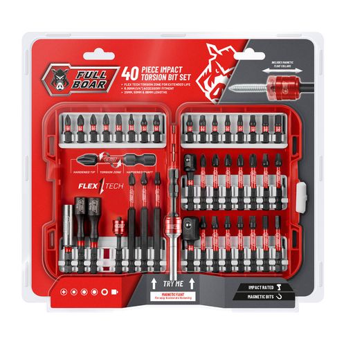Impact Torsion Bit Set | 40 Piece