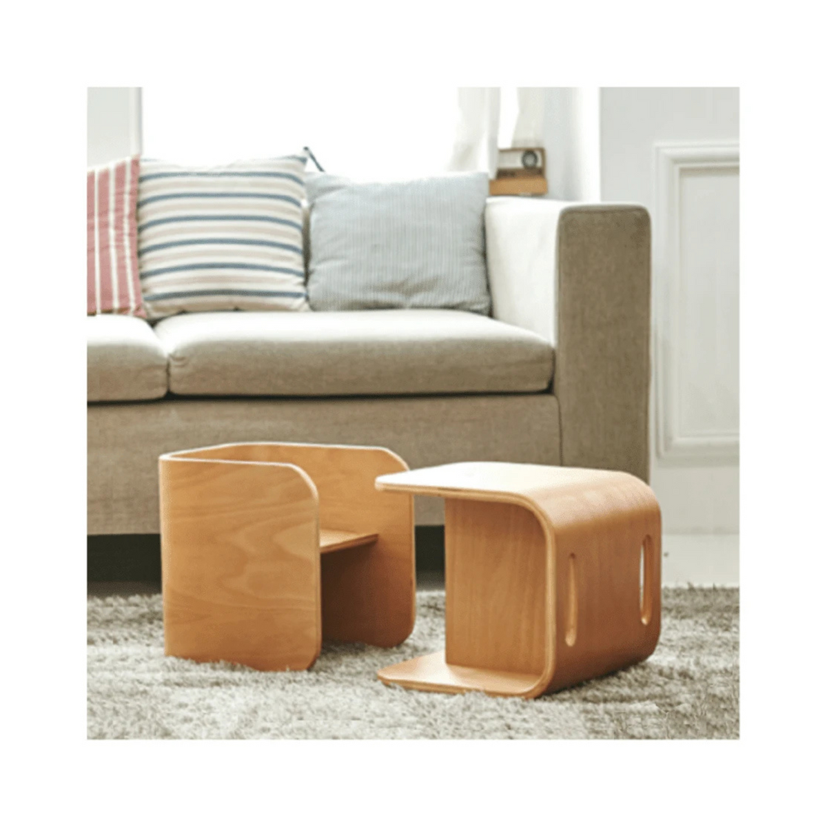 Alpaka Joy Kids Stool - Plywood - Birch