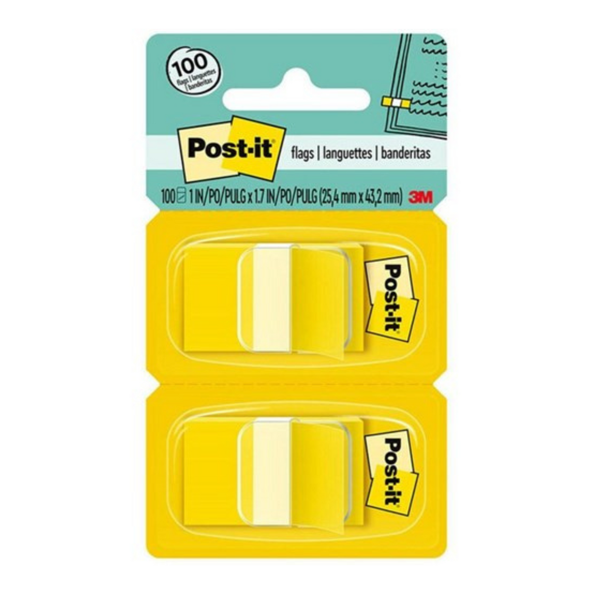 OMax - Post-it® Flags 680-5 Yellow 100 Flags