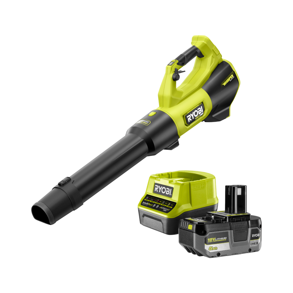 Ryobi 18V ONE+ HP™ 510CFM Jet Blower 5.0Ah Kit R18XBLW55