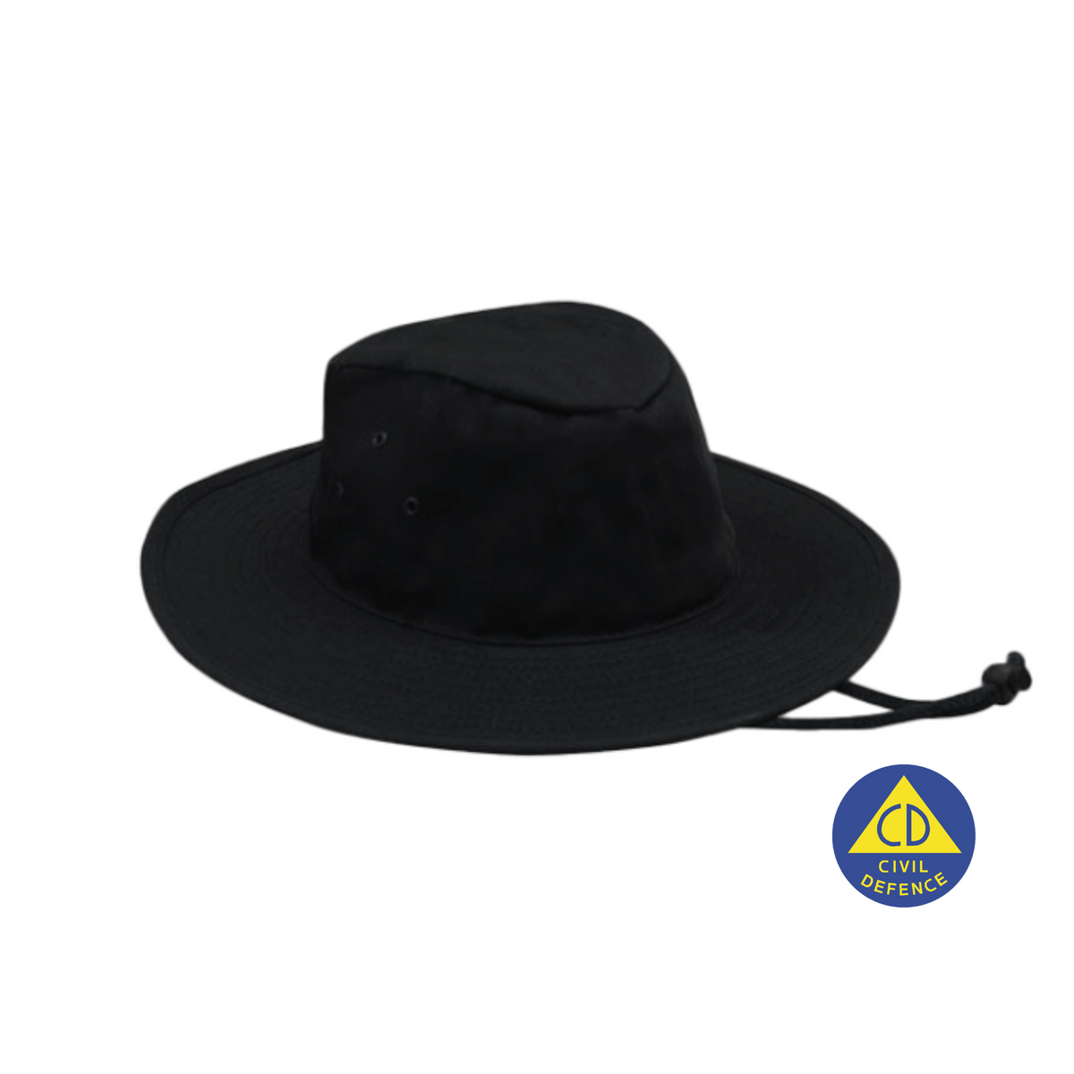 Wide Brim Hat - Black