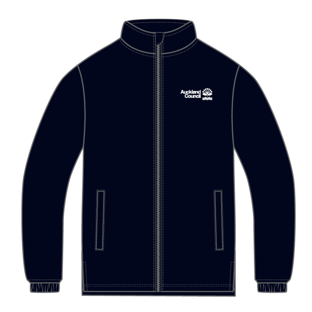 Mens Microfleece Jacket - Dark Navy