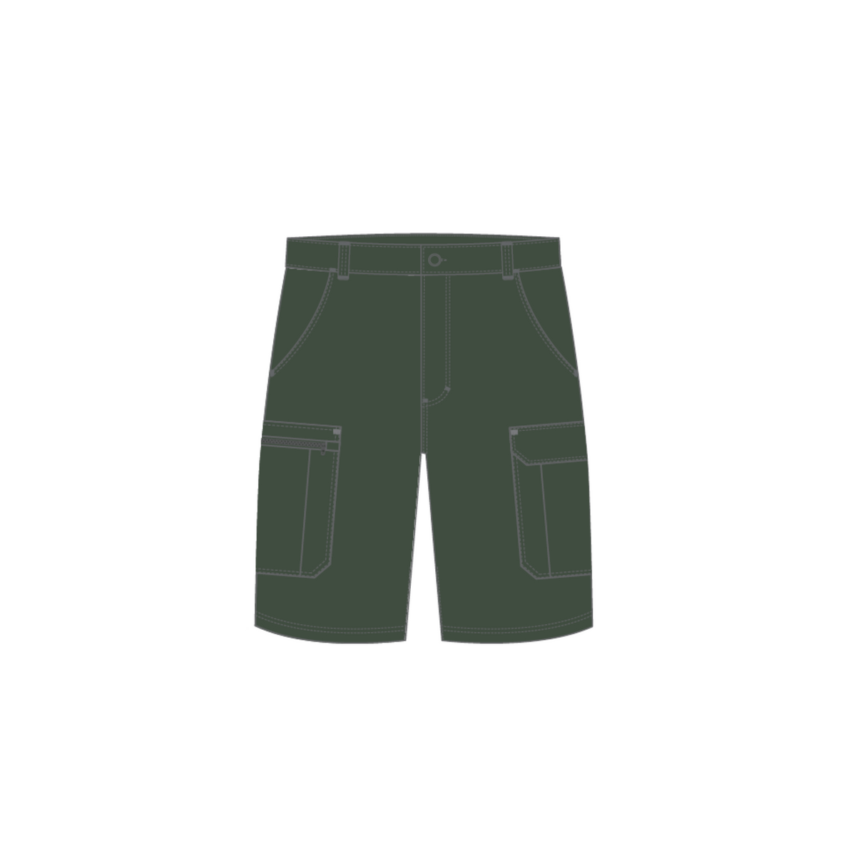 Mens Shorts - Cargo - Olive