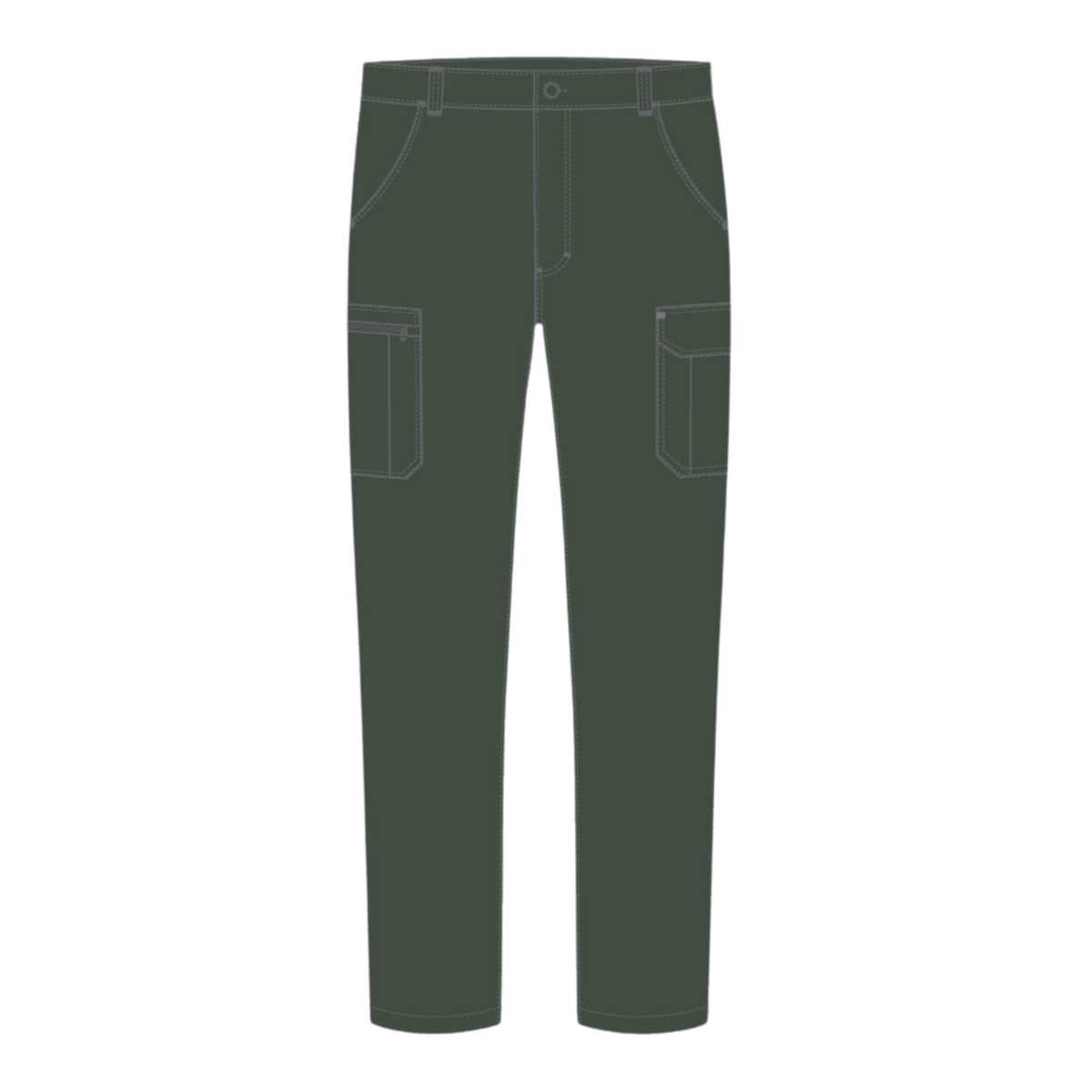 Womens Cargo Pants - Olive