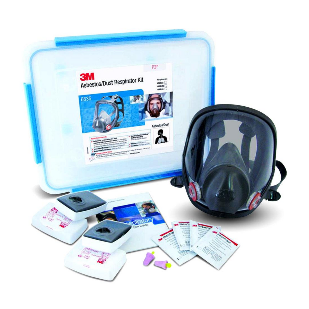 3M™ Asbestos/Dust Respirator Kit 6835, P3 (Small)